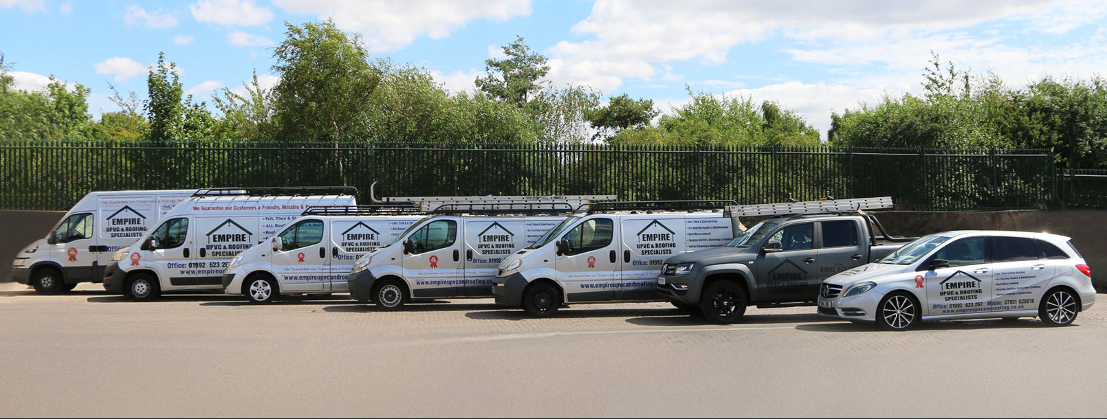 Hertfordshire Roofers and UPVC Fitters | Empire Roofing | Empire Vehicles
